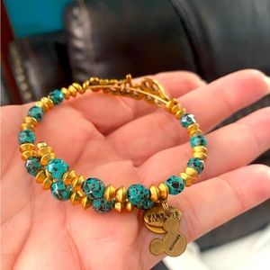 Alex And Ani Believe wrap around bangle.